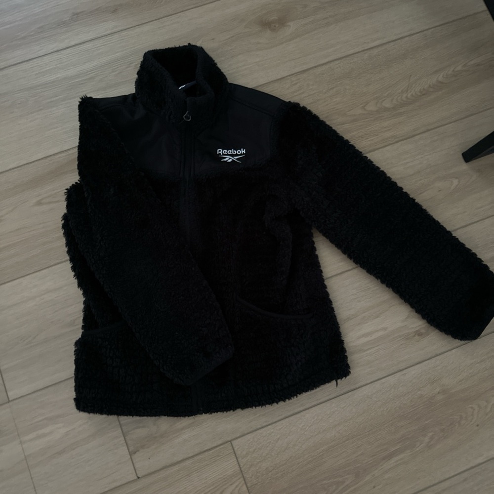 Reebok Women's Black Teddy Jacket